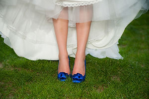 Blue Wedding Shoes