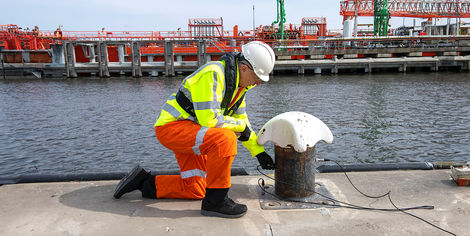 Contrôle non destructif (CND) des bollards