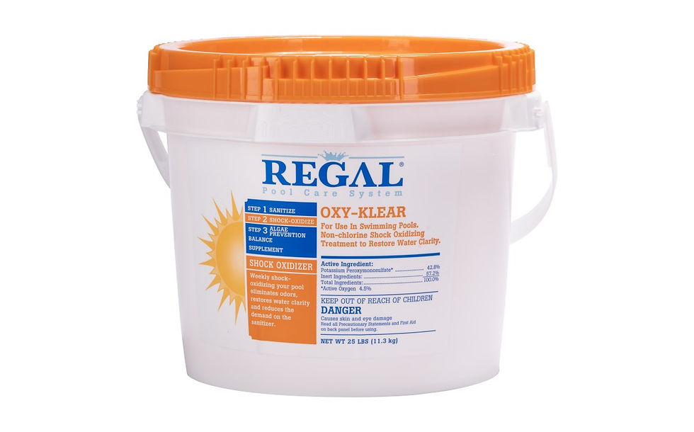 Orange 25 lb Oxy Klear Non-Chlor Shock Pail