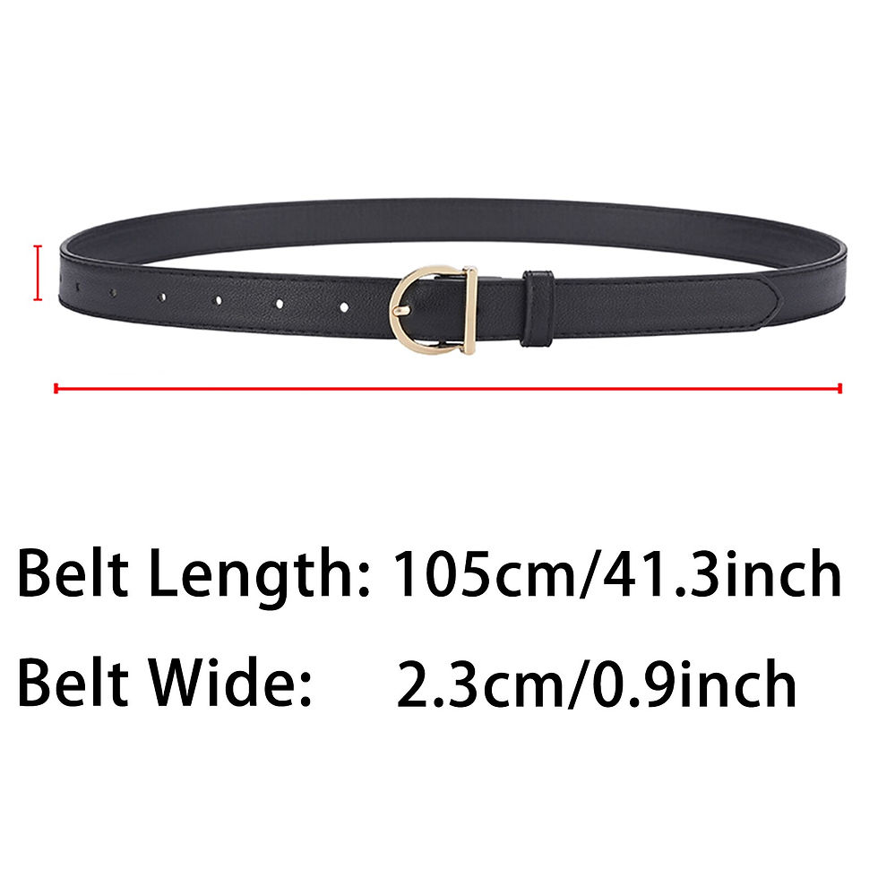 Thumbnail: Women's Belt Fashion High-quality Pin Buckle Belt Genuine Luxury Soft PU Leather