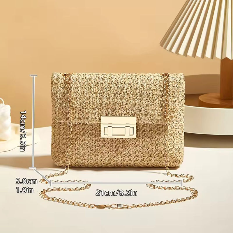 Thumbnail: Crossbody Bag for Women Chain Strap Banquet Stylish Accessory Shoulder Bag