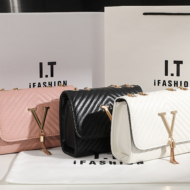 Thumbnail: Embroidery Women Crossbody Thread Luxury Handbag Shoulder Bags