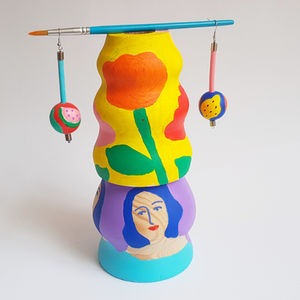 GALIMATO X EVE LIPPA - WOODEN PAINTED OBJECTS