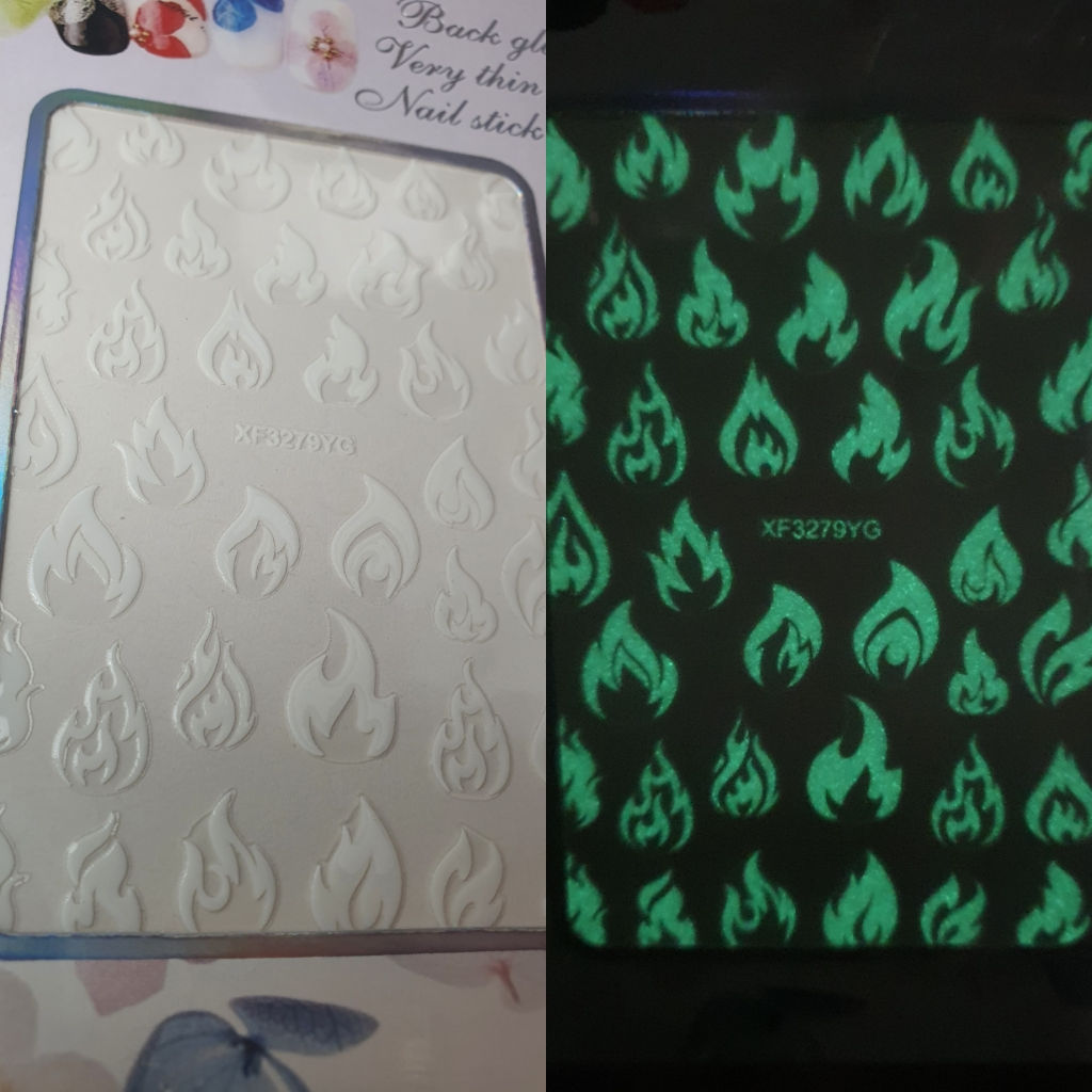 Sticker Glow Fuego