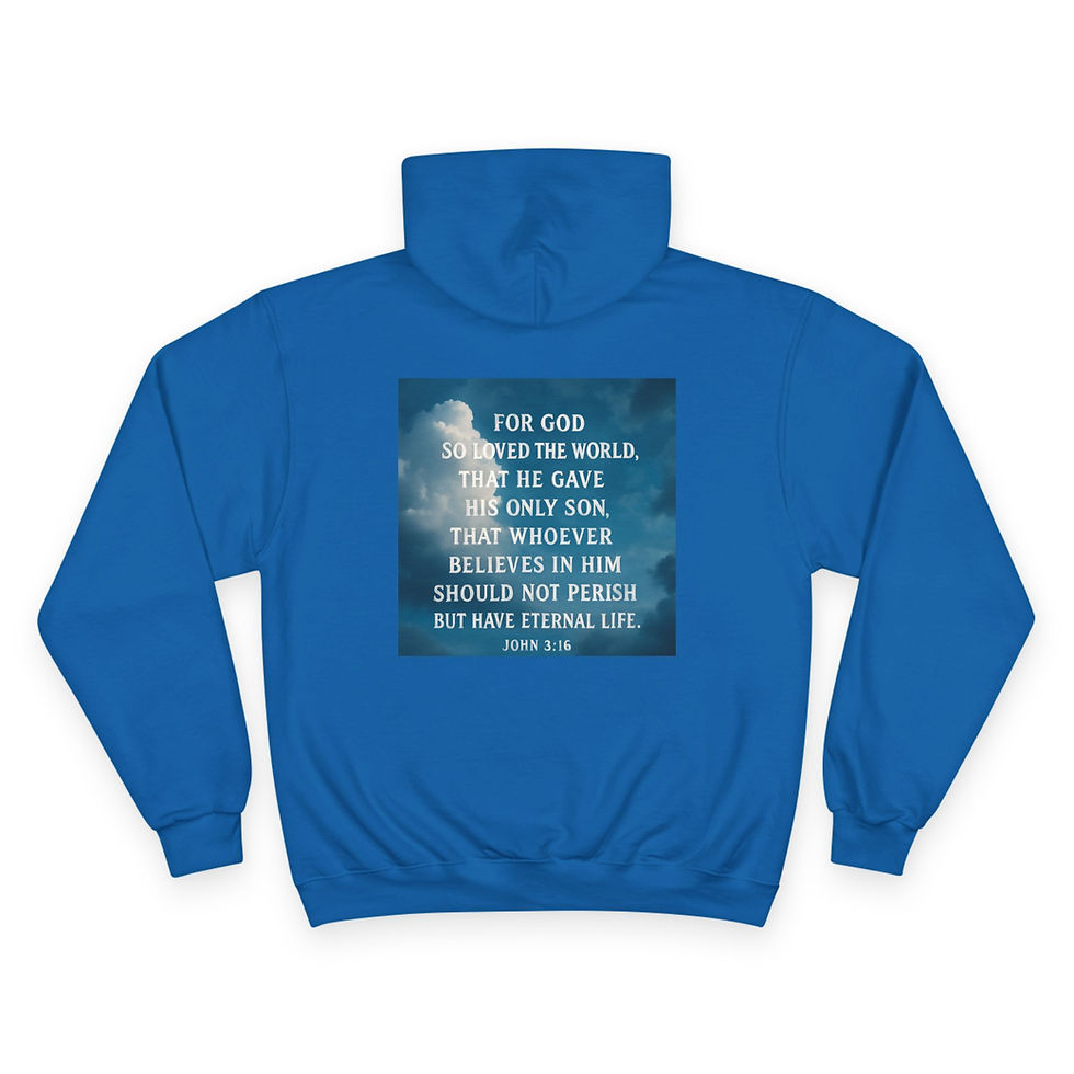 Thumbnail: Revelation Grace Church- Champion John 3:16 Hoodie