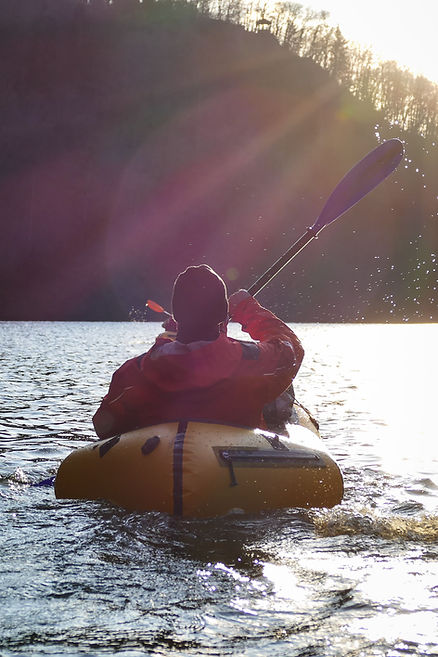 Packraft lac de Nisramont