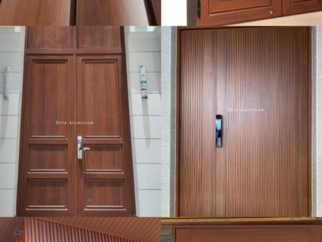Aluminium Mahogany อลูมิเนียมลายไม้ มาฮอกกานี