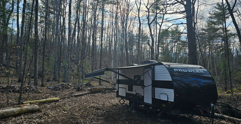 B3 - Large shaded level site in the trees. This site has crown land on 2 sides. It is a beautiful site that is near the washroom/shower house. NO POWER, NO WATER, NO SEPTIC  RUSTIC SITE - $1845