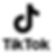Black TikTok logo on a white background, representing the social media platform.