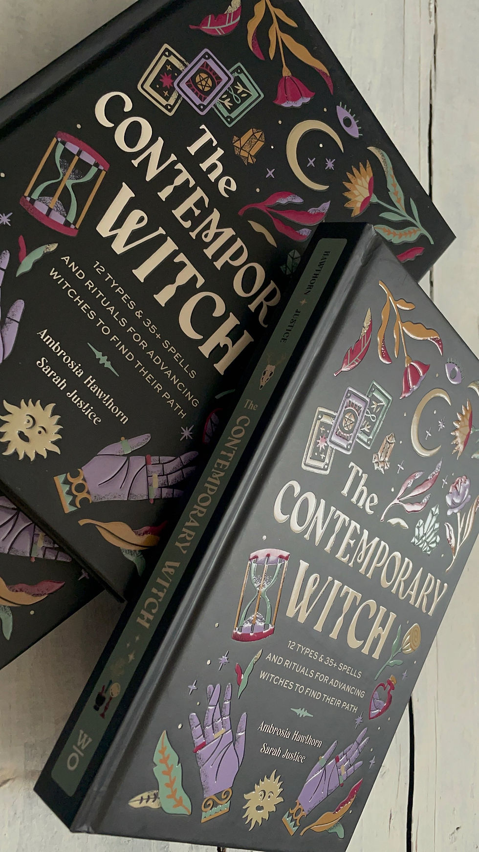 The Contemporary Witch, Ambrosia Hawthorn books, witchcraft intermediate baby, spells rituals and charms, new witch books