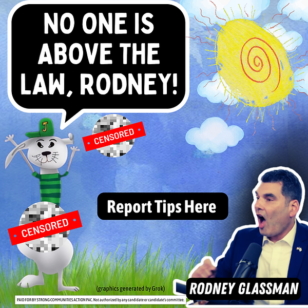 NO ONE IS ABOVE THE LAW, RODNEY