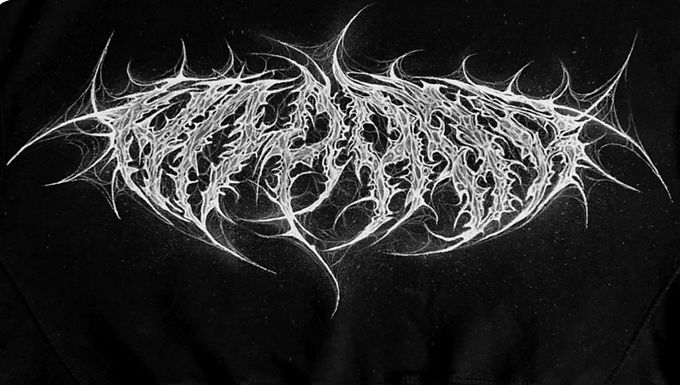 Dark Metal Letters Sweatshirt