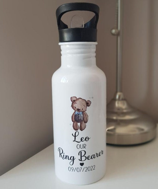Personalised Ring Bearer Drink Bottle
