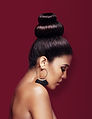 エレガントなヘアスタイル