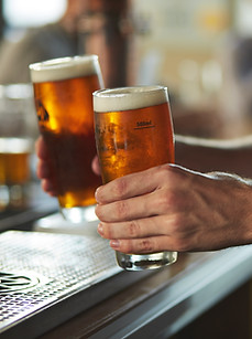 Bartender with Beer