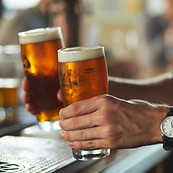 Bartender with Beer
