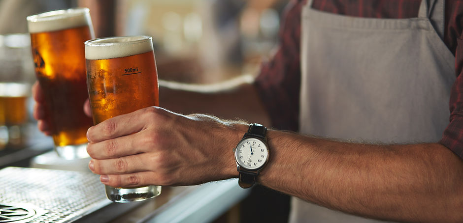 Bartender with Beer