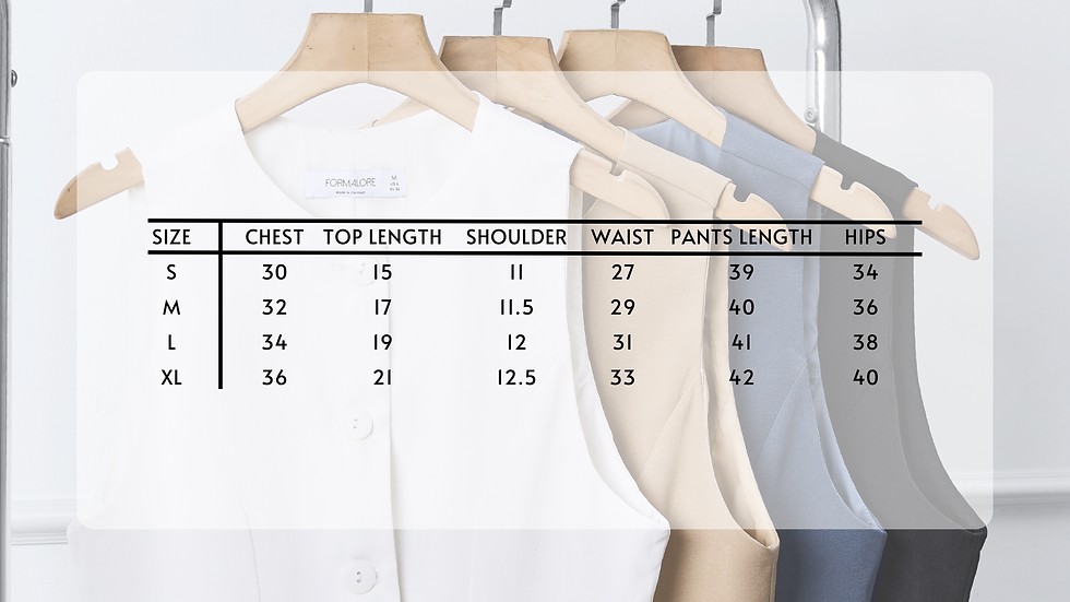 Thumbnail: Sleeveless Vest Round Neck & High-Waisted Pants - Beige