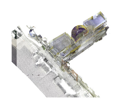 Rölöve çalışmaları : 3d tarama verisi kesit perspektif