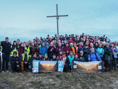 Hike for Hope Raises an Incredible amount for local Mental Health Charities.