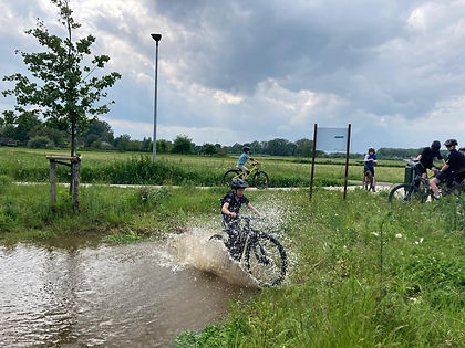 Bij het Urban Sports Park in Wilsele