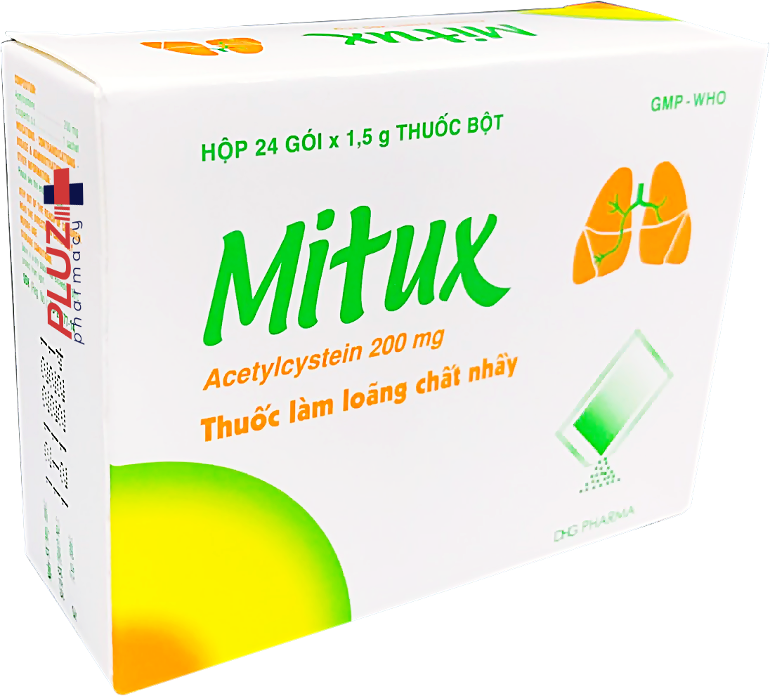 Mitux 200mg DHG hộp 24 gói
