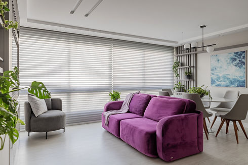 sala de estar integrada