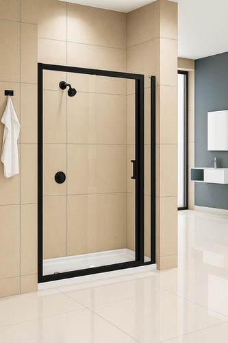 Small Inline Panels Pivot Inline Panel 200mm (Matt Black Finish) | Scn Trading Ltd