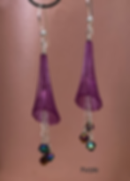 Thumbnail: Lucite Trumpet Flower Earrings - Nine Colors