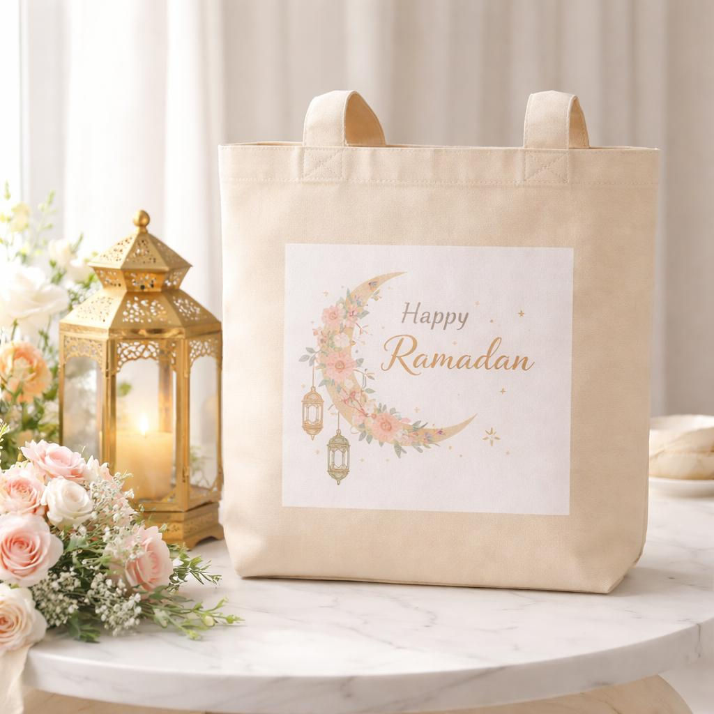 Happy Ramadan Tote Bag