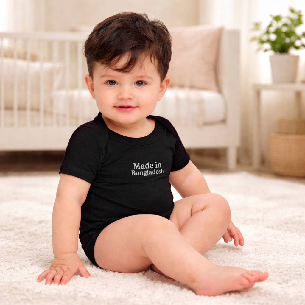 Baby Onesie Made in Bangladesh