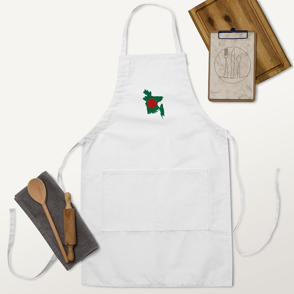 Thumbnail: Bangladesh Apron | Bengali Cooking Apron for Desi Kitchens