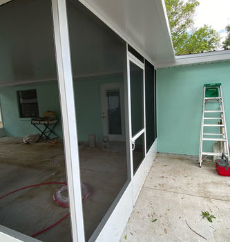 Screen Enclosure on home