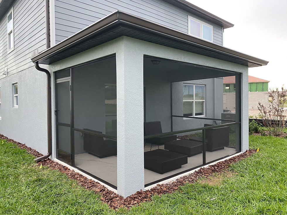 custom screen enclosure installation in Sarasota Florida