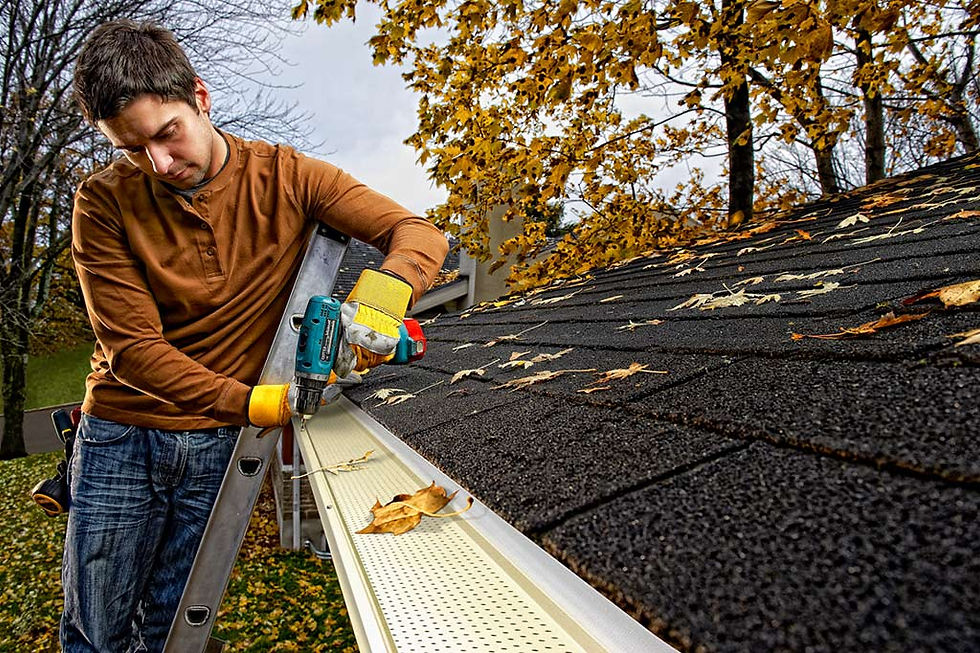alu rex gutter guard installation in sarasota florida
