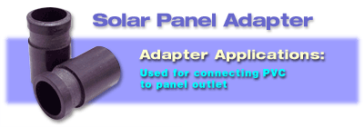 Panel Adapter: Connect Plumbing Lines to System