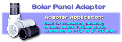 Panel Adapter Kit for Solar Panels w/2" Headers