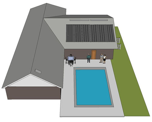  Solar Pool Panel Layout | One Solar Pool Panel Array