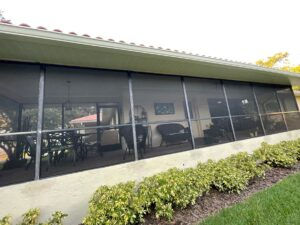 custom screen enclosure installation in Sarasota Florida