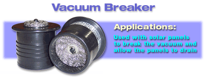 Vacuum Breaker | Drain Solar Pool Panels