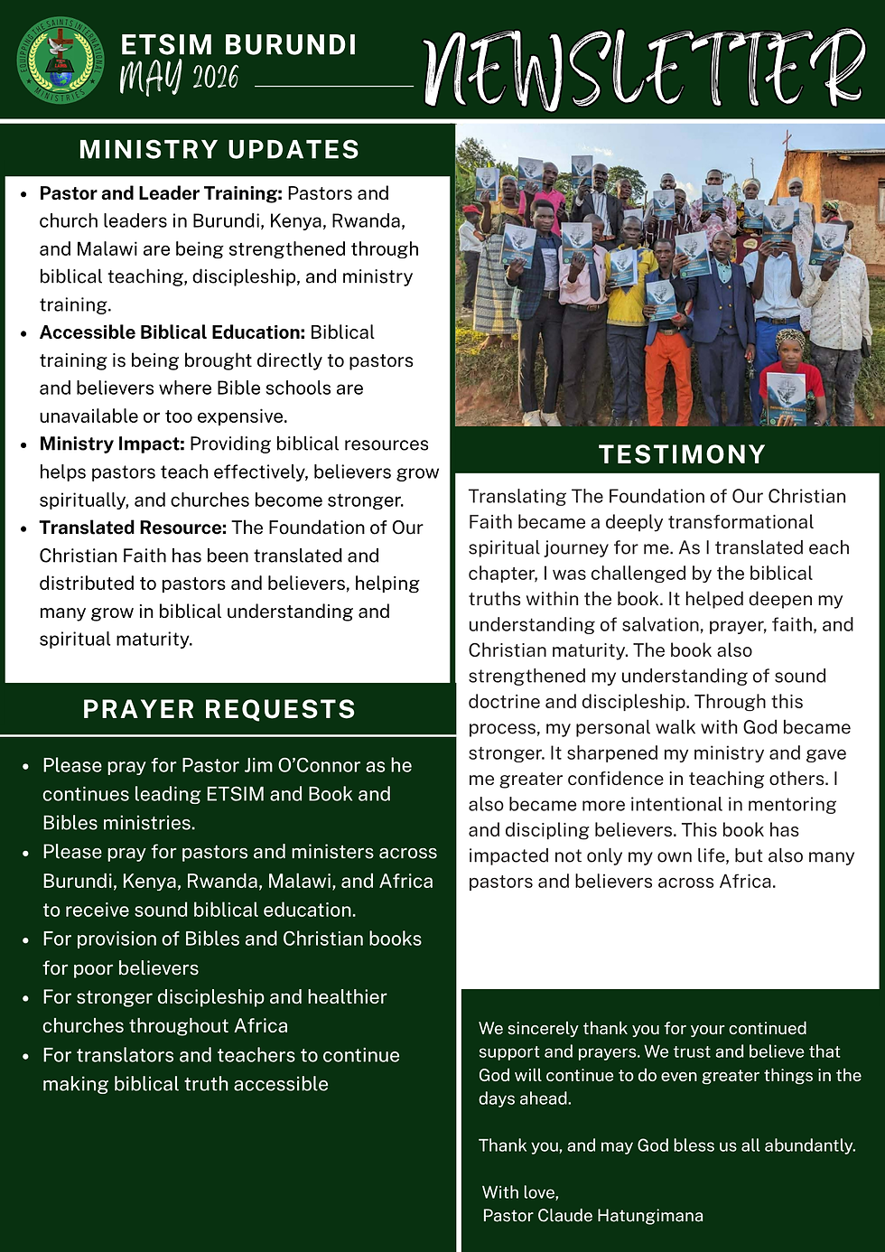 Burundi Newsletter