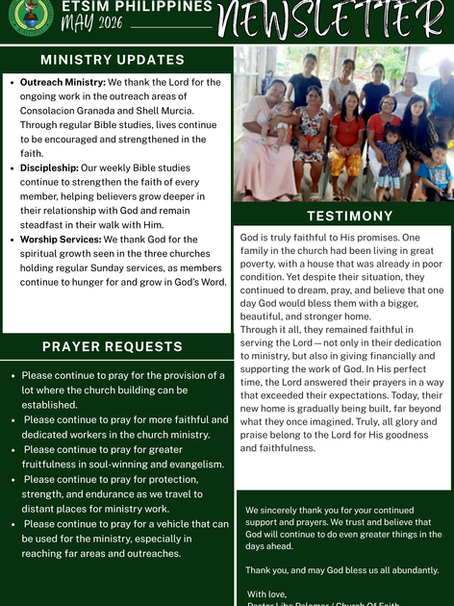 Philippines Newsletter