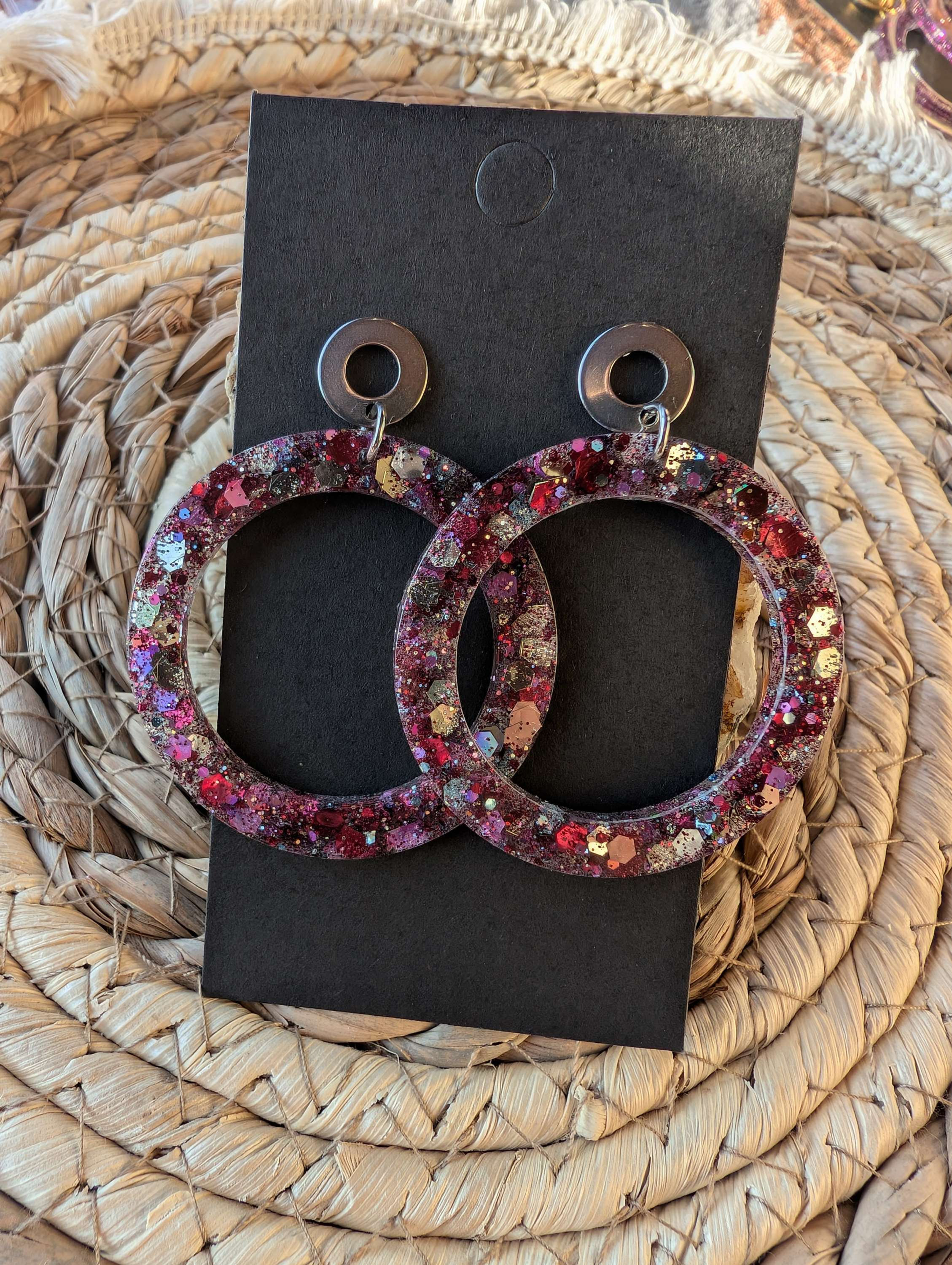 Brooklyn fushia et argent