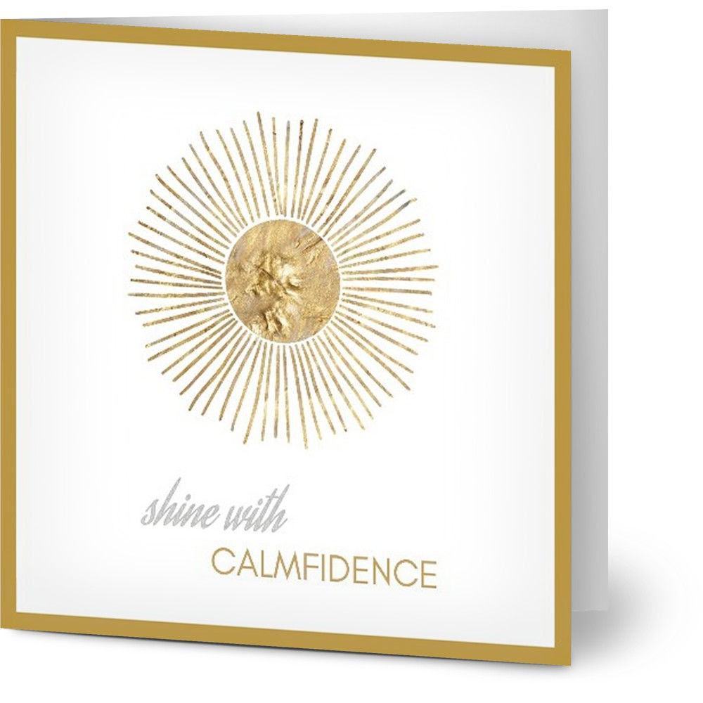 Pack of 10 Greeting Cards | Shine with Calmfidence | 008