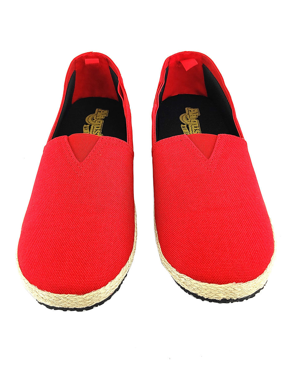 Miniatura: Alpargatas para Caballero en Textil/Yute En Color Rojo y Azul