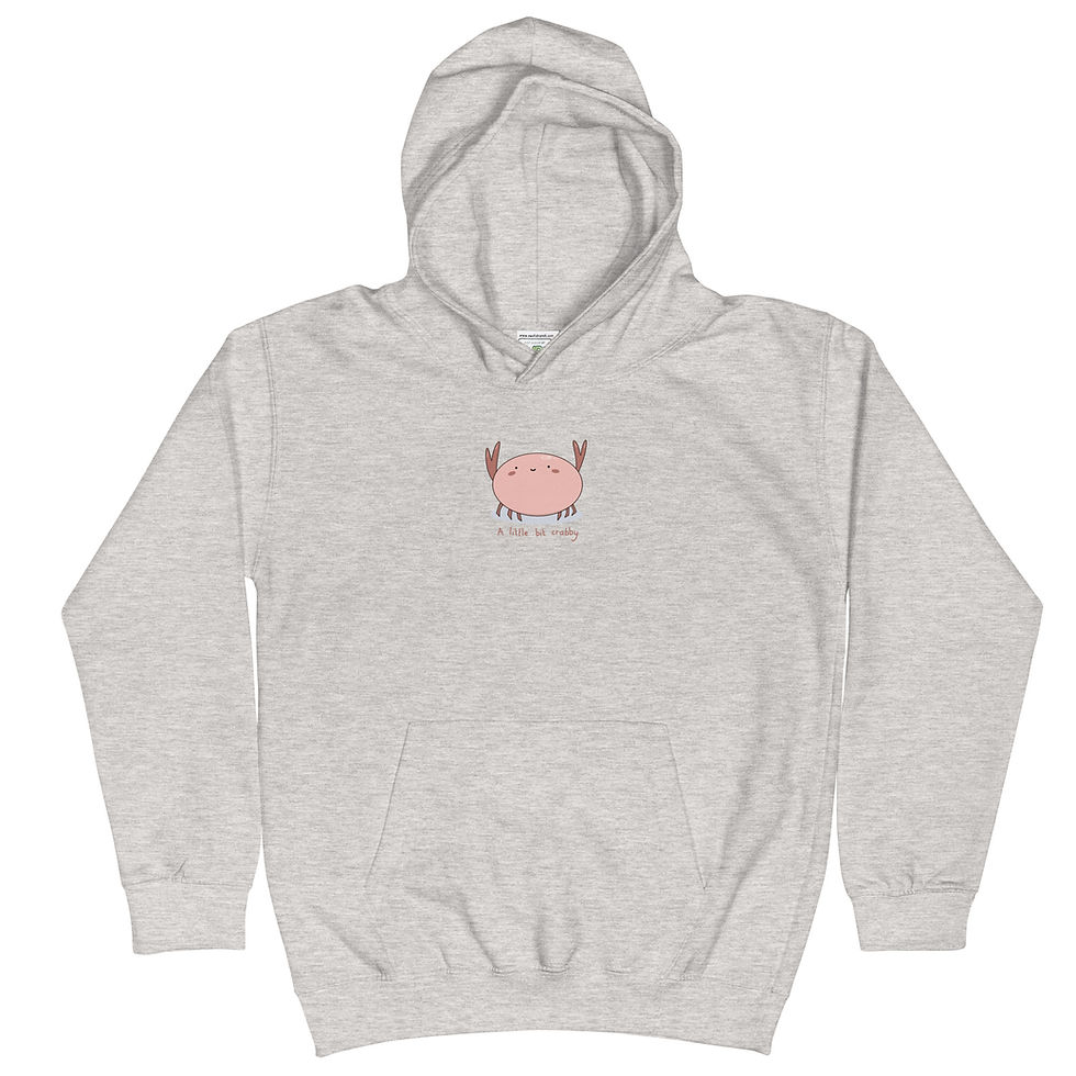 Thumbnail: A little bit crabby kids hoodie
