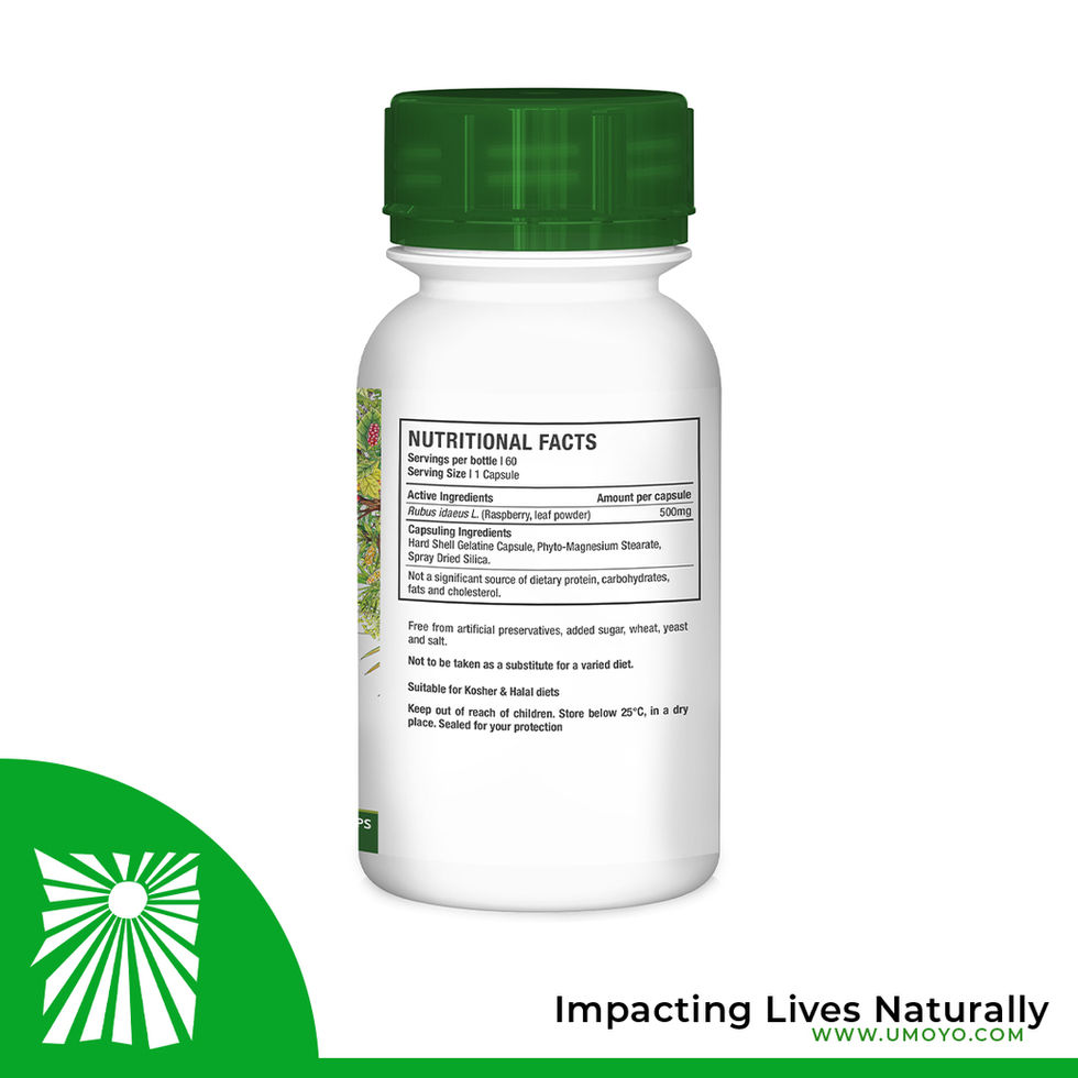 NutriHerb Raspberry Leaf - 60 Capsules 3