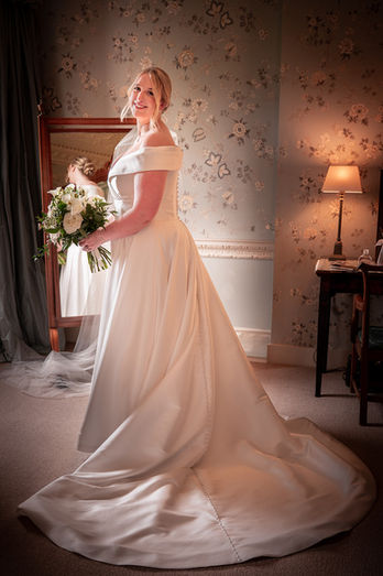 Bridal prep wedding photography at Knowsley Hall in Liverpool