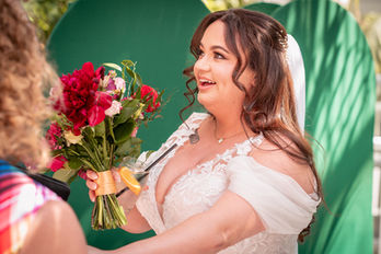 Brides arrival at Palmhouse in Sefton Park Wedding Photography
