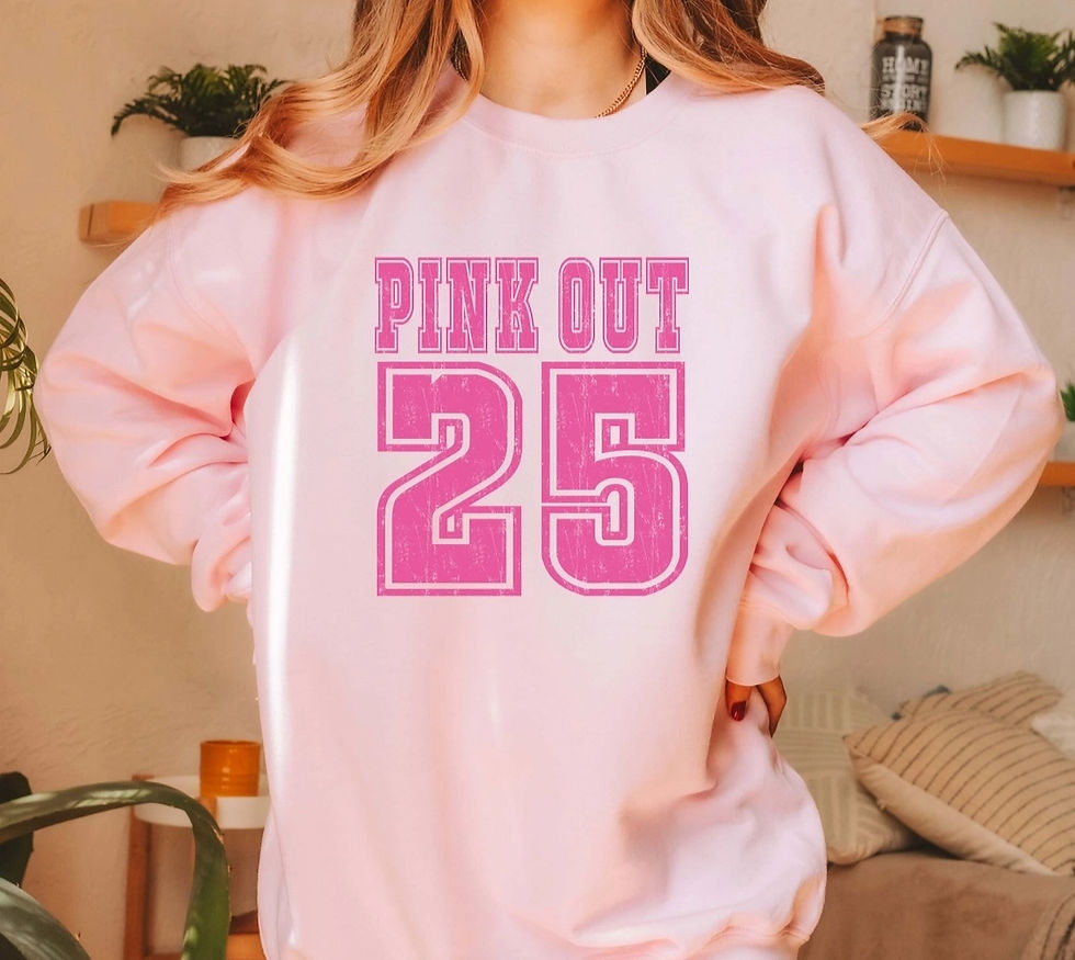 Thumbnail: Athletic Distressed Team & Number Custom Sweatshirt